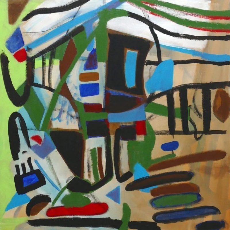 Himself 80x80 acrylic 80 x 80 cm HousingĀ